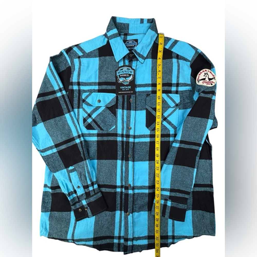 NWT | Angry Minnow | Hamm’s Beer Flannel | XXL - Picture 3 of 7